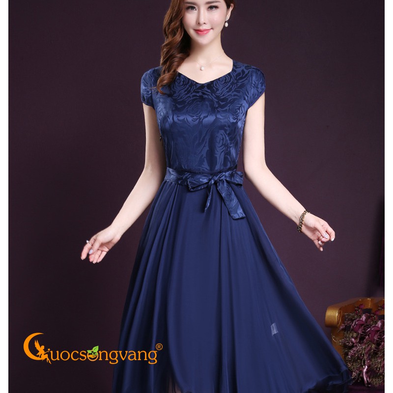 Váy đầm dài big size đầm maxi GLV118 Cuocsongvang