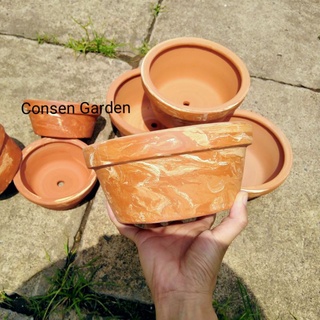Chậu Đất Nung Trồng Sen Đá Size 15.5x7cm