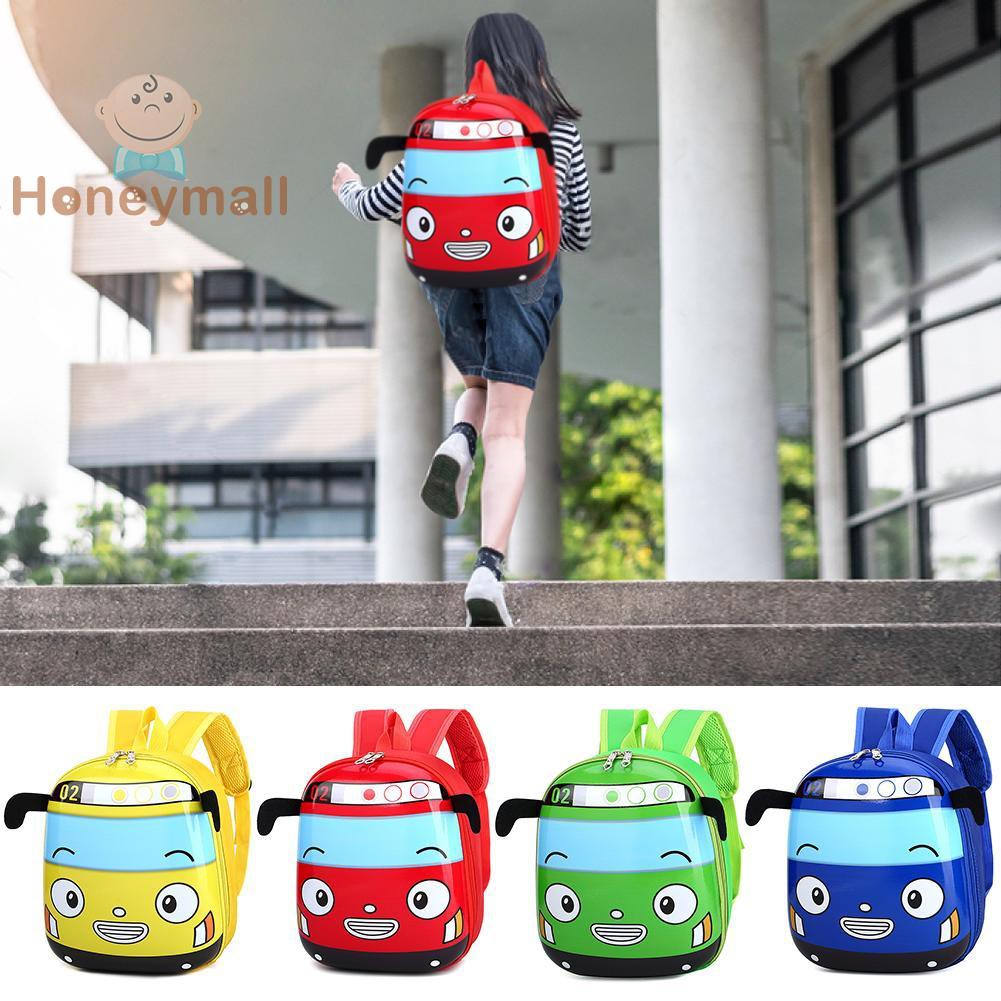 Ba lô hình xe bus hoạt hình 3D dành cho trẻ mẫu giáo