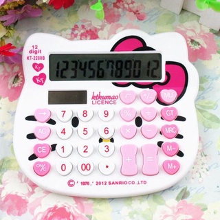 Máy tính để bàn năng lượng mặt trời hình hello kitty dễ thương kt-2288a / hello kitty