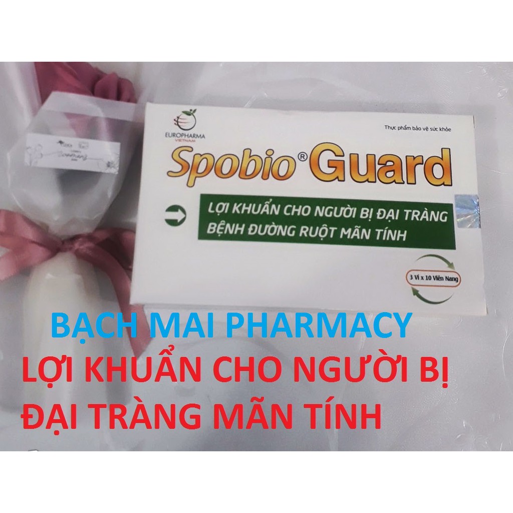 Lợi khuẩn đại tràng SPOBIO GUARD, hỗ trợ người bị đại tràng, giảm tiêu chảy, táo bón, giảm đầy bụng, tăng cường tiêu hóa