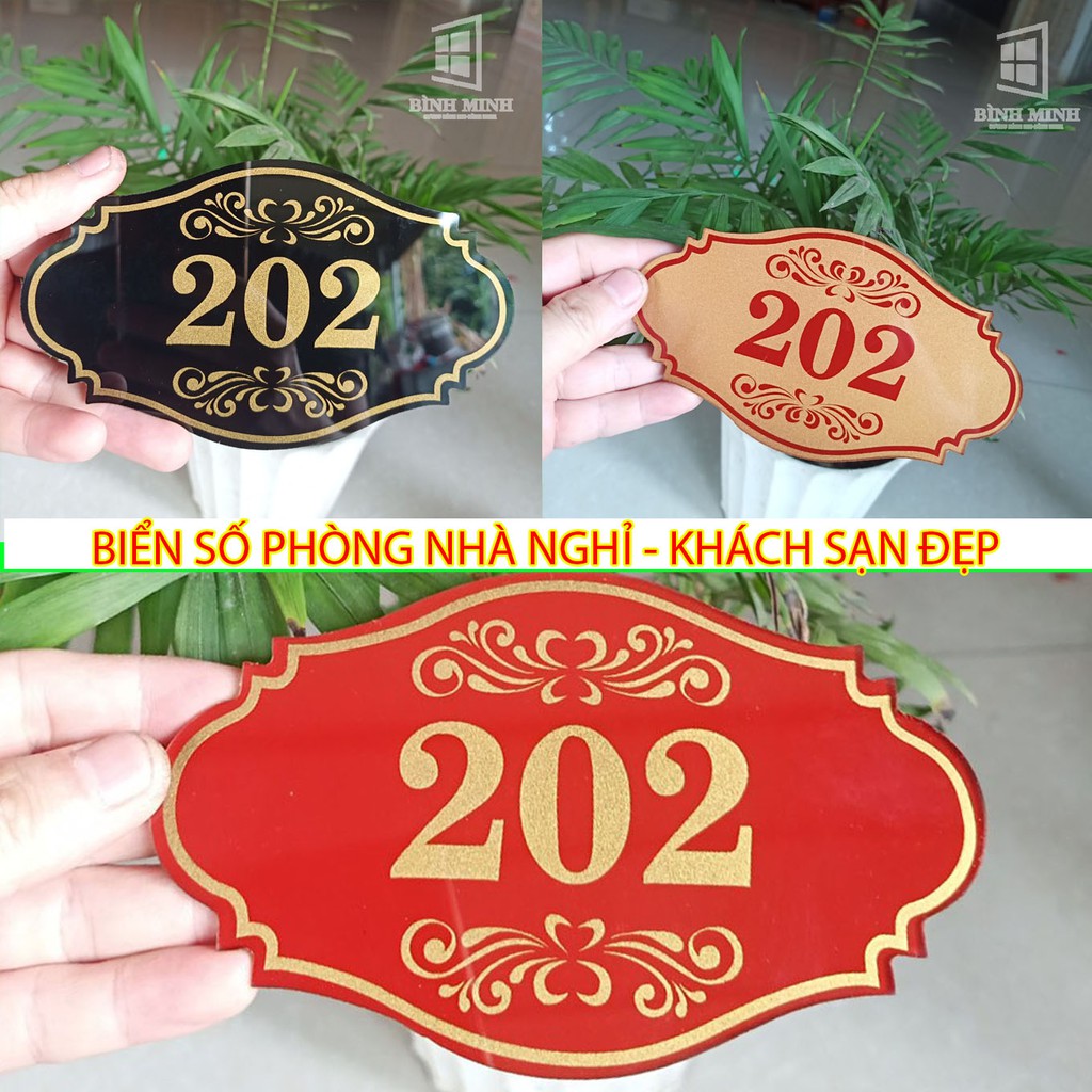 Biển số phòng khách sạn - nhà nghỉ đẹp