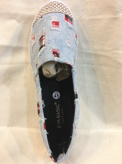 Giày lười jean rách | BigBuy360 - bigbuy360.vn