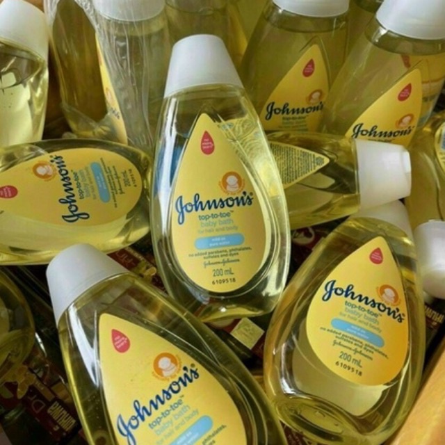 Sữa tắm gội toàn thân Johnson's top to toe 500ml/200ml