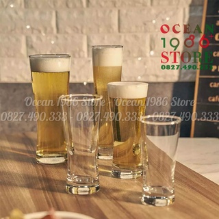 Bộ 6 Cốc Bia Thủy Tinh Metropolitan Ocean 210ml - 330ml - 400ml