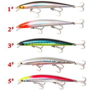 Set 5 Mồi Câu Cá Giả Bằng Nhựa Cứng 11.5cm / 11g