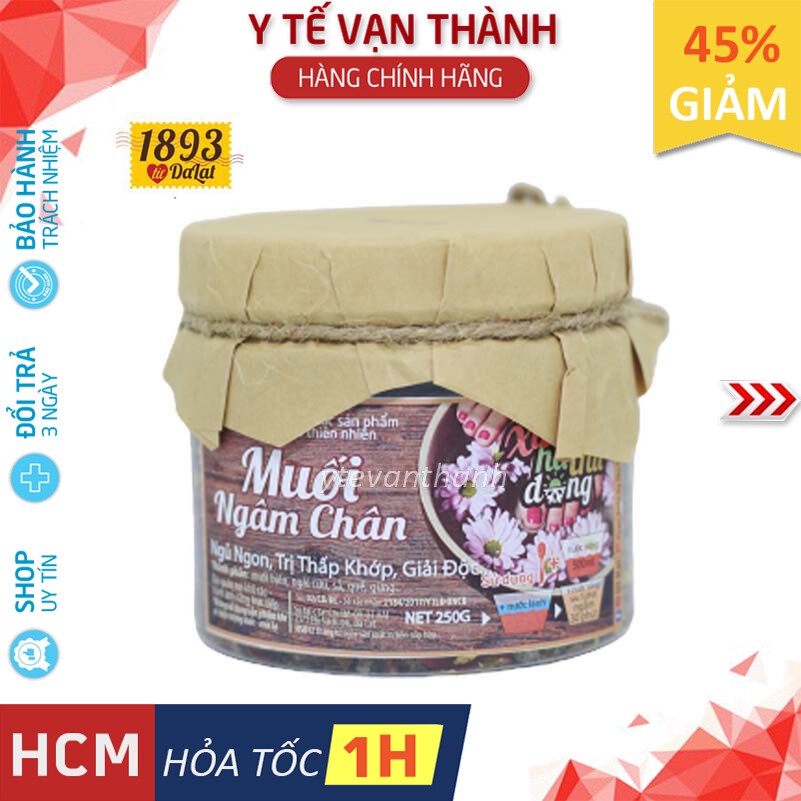 ✅ Muối Ngâm Chân Thảo Dược- Đà Lạt 1893, (Dùng được 40-50 lần) -VT0644