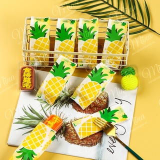 Túi Đựng Bánh Dứa Vàng - 50 chiếc