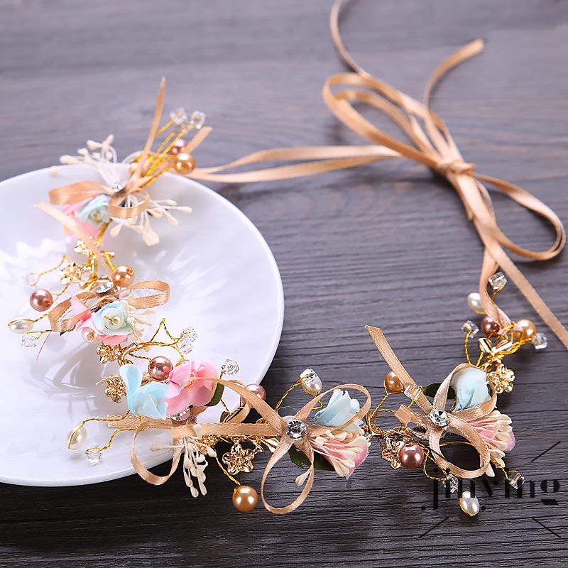 Vòng hoa đội đầu handmade cho cô dâu