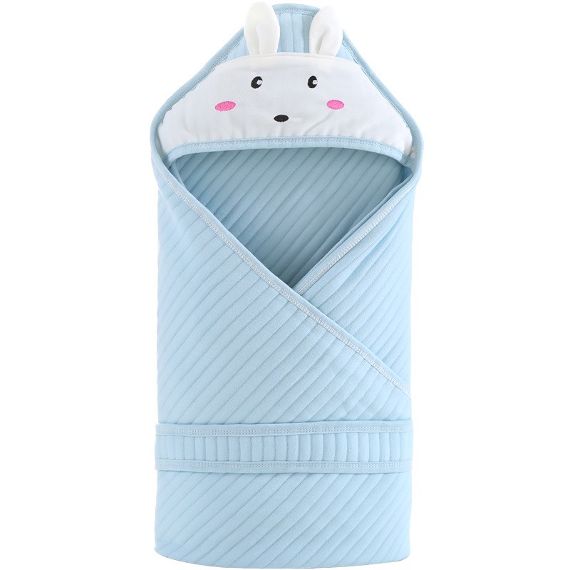 Chăn ủ, ủm mũ vịt Beiyi baby cotton cho bé