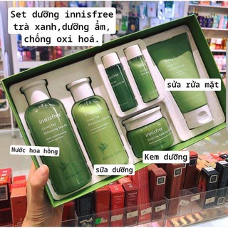 (AUTH) SET DƯỠNG TRÀ XANH INNISFREE 6 MÓN