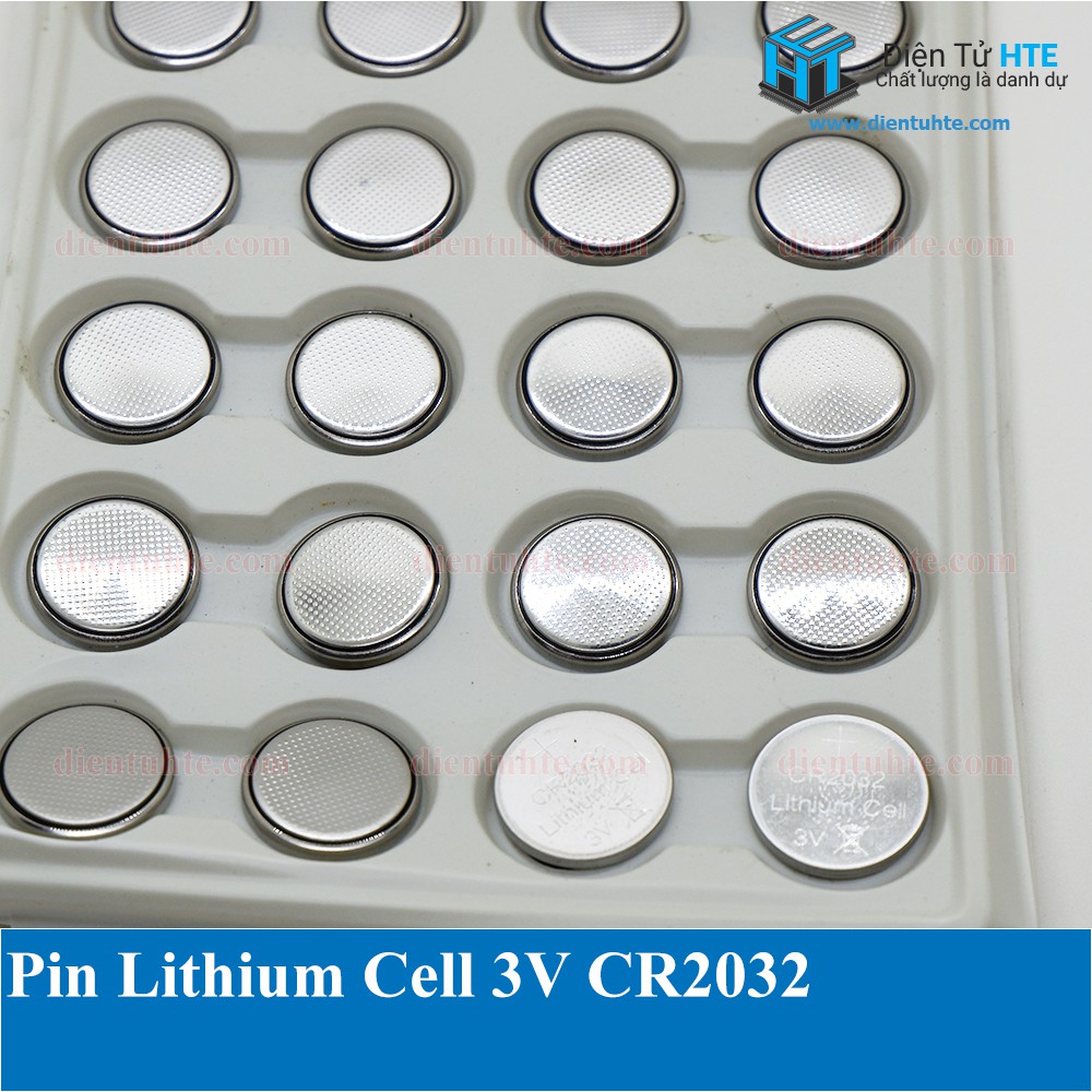 Pin Lithium Cell 3V CR 2025 - CR2032 [HTE Quy Nhơn CN2]