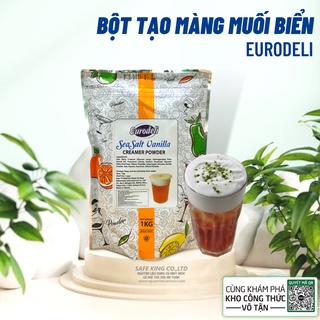 Bột Tạo Màng Sữa Vị Muối Biển 1KG, Kem Cheese, Machiato
