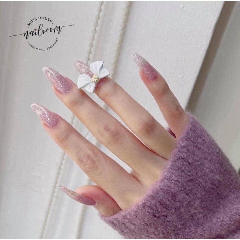 Charm nail - Nơ bột gắn móng tay xinh xắn Thiên Di Nail