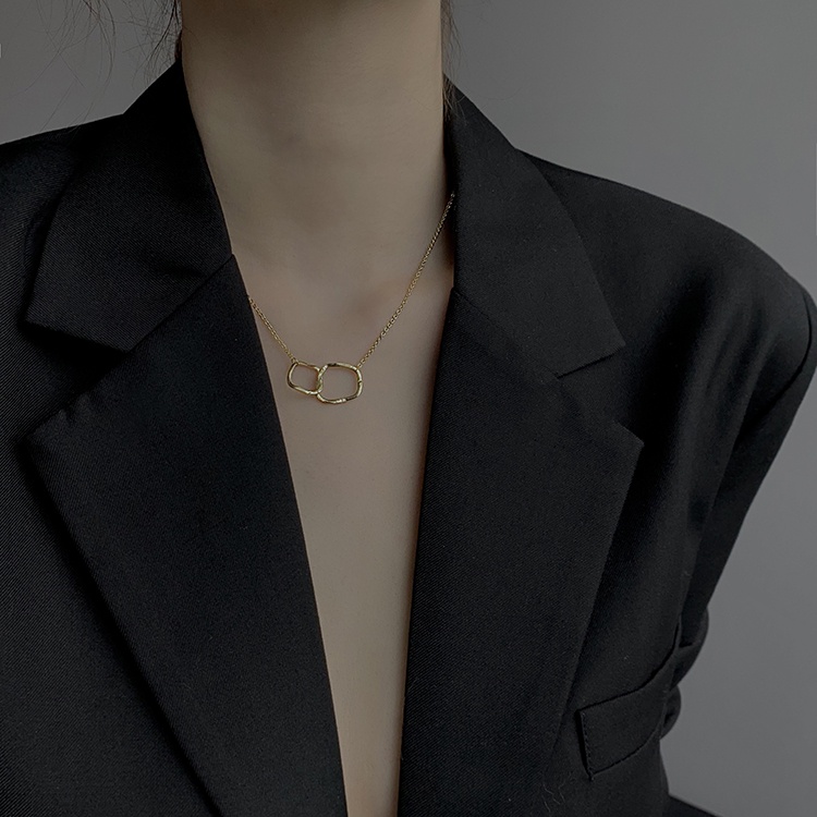 Dây chuyền kiểu hình học độc đáo thời trang dành cho nữ