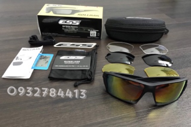 Mắt kiếng mát ESS ROLLBAR 4 tròng thay đổi | BigBuy360 - bigbuy360.vn