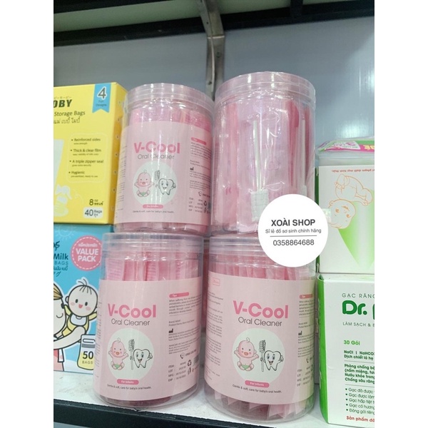 Rơ lưỡi V-Cool - dụng cụ vệ sinh răng miệng cho bé