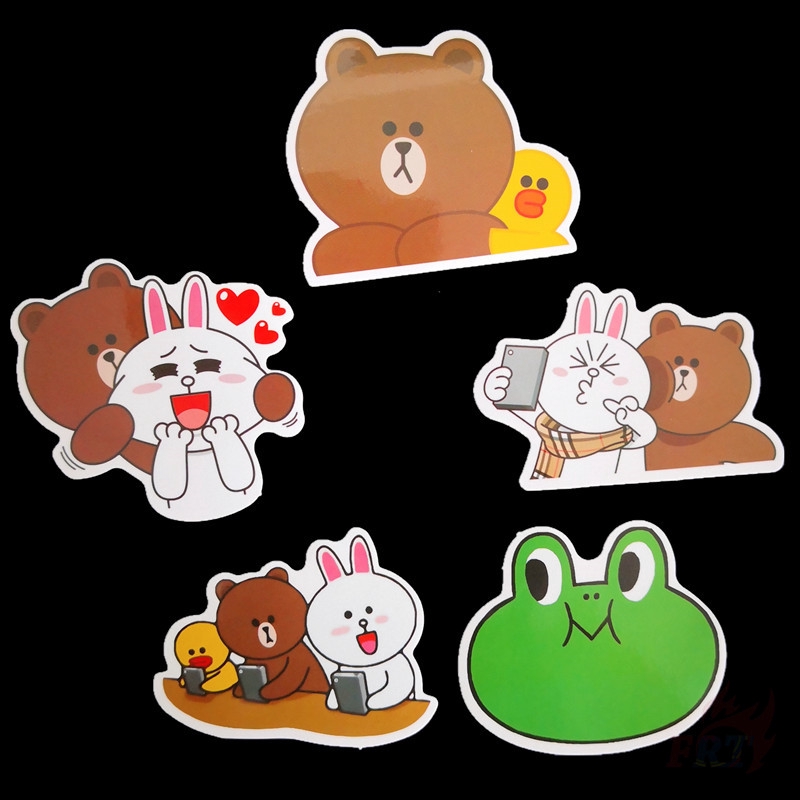 Set 5 Sticker Dán Trang Trí Laptop Ván Trượt