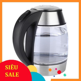Ấm điện siêu tốc thủy tinh 1850w lock&lock ejk418slv 1.8l hàng chính hãng