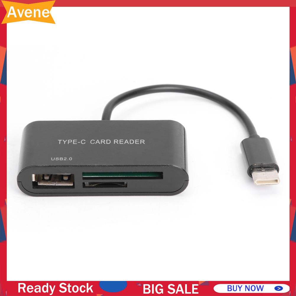 Đầu Đọc Thẻ Nhớ Usb 2.0 Tf 3 Trong 1 Cho Macbook