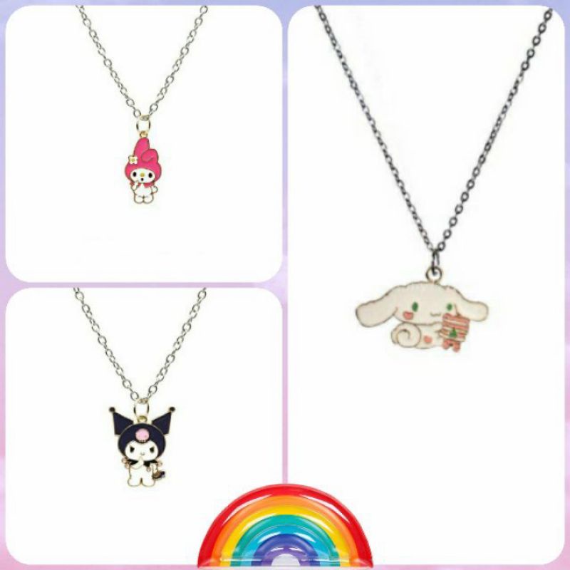 Dây Chuyền Hình Cinnamon Kuromi Melody