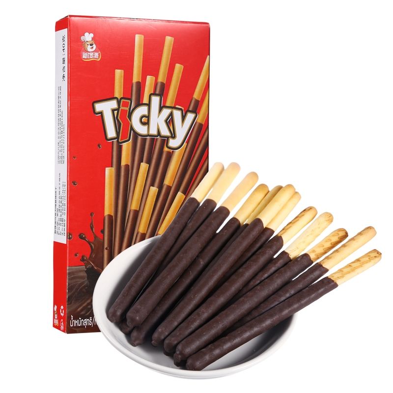 Bánh que socola Ticky Thái Lan hộp 20g siêu ngon