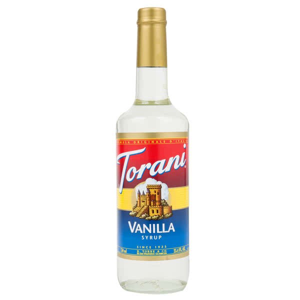 Siro Torani Hương Vanilla Mĩ 750ml. Hàng Nhập Khẩu.