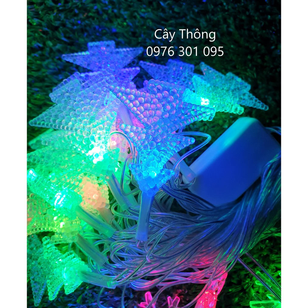 Chớp kiểu trang trí noel đủ màu