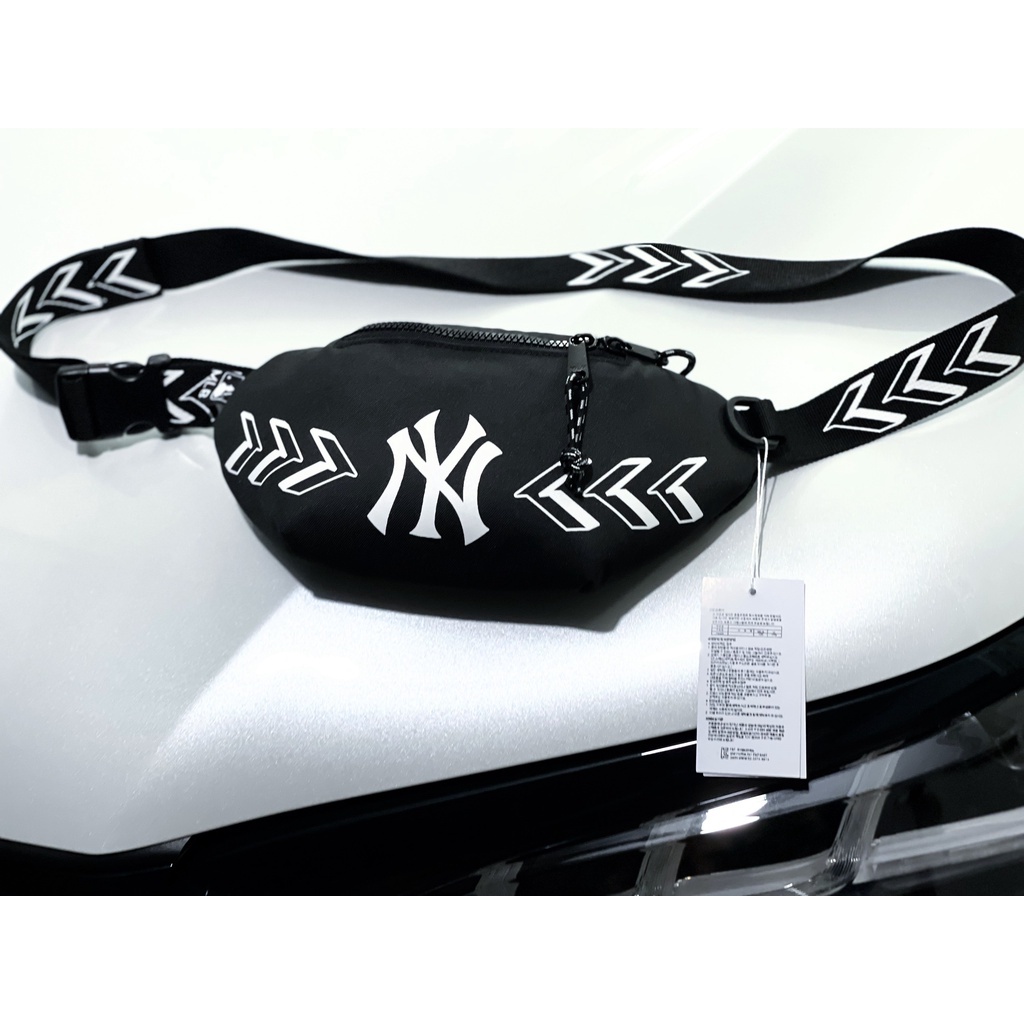 TÚI ĐEO CHÉO WAIST BAG MLB NY 2022 FULL ĐEN ĐẲNG CẤP