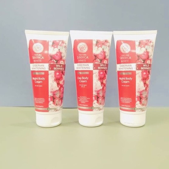 KEM DƯỠNG TRẮNG BODY CREAM NGÀY VÀ ĐÊM NATURA SIBERICA.