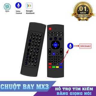 Chuột Bay Hỗ Trợ Tìm Kiếm Bằng Giọng Nói MX3 Pro - Tích Hợp Bàn Phím Mini