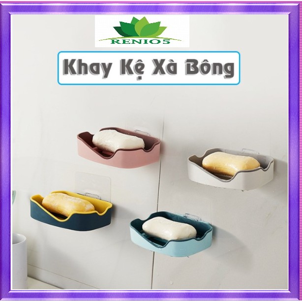 Khay Đựng Xà Bông 2 Lớp Cao Cấp Dán Tường Tiện Dụng