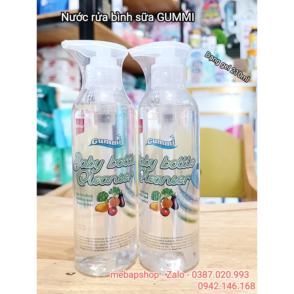 NƯỚC RỬA BÌNH SỮA GUMMI 210ML