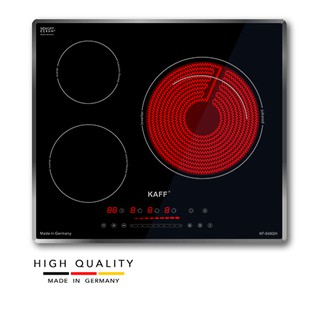 Bếp từ 3 bếp kaff hybrid kf- s48qh, nhập khẩu 100% germany