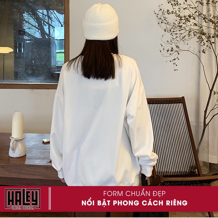 Áo Sweater DON'T CARE Nam Nữ unisex phong cách Hàn Quốc cá tính, Chất nỉ bồng đẹp HALEY HD327