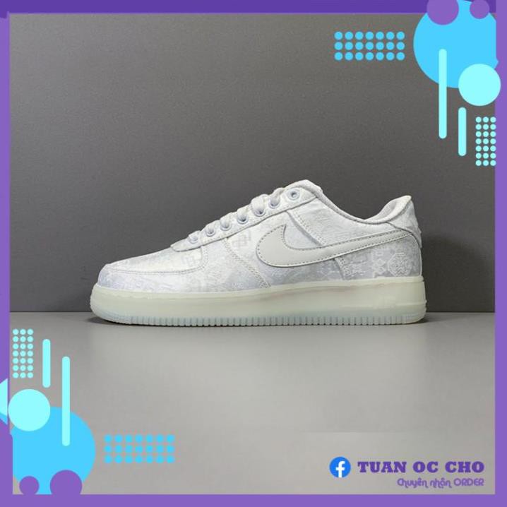 Giày ORDER Nike Air Force 1 PRM x CLOT White chất lượng tốt nhất