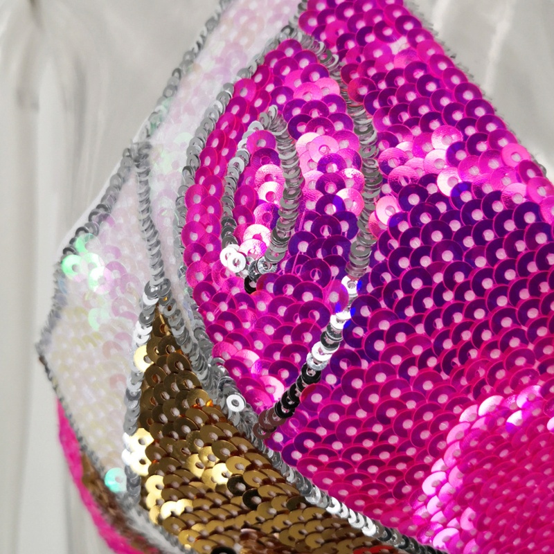 Áo Croptop Cổ V 10MK Họa Tiết Bướm Đính Kim Sa Lấp Lánh Nhiều Màu Sắc Cột Dây Hở Lưng Quyến Rũ Cho Nữ