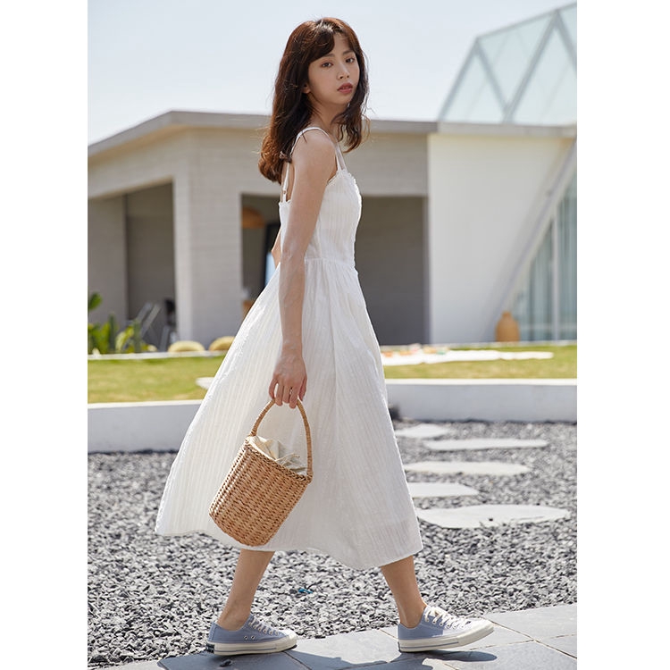 Đầm hai dây thời trang thanh lịch cho nữ 158612 | BigBuy360 - bigbuy360.vn