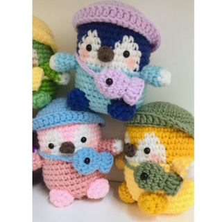 [Có sẵn] Móc khoá bằng len cánh cụt cute handmade