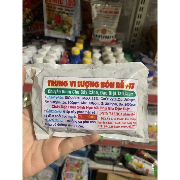 Phân bón trung - vi - lượng BÓN RỄ