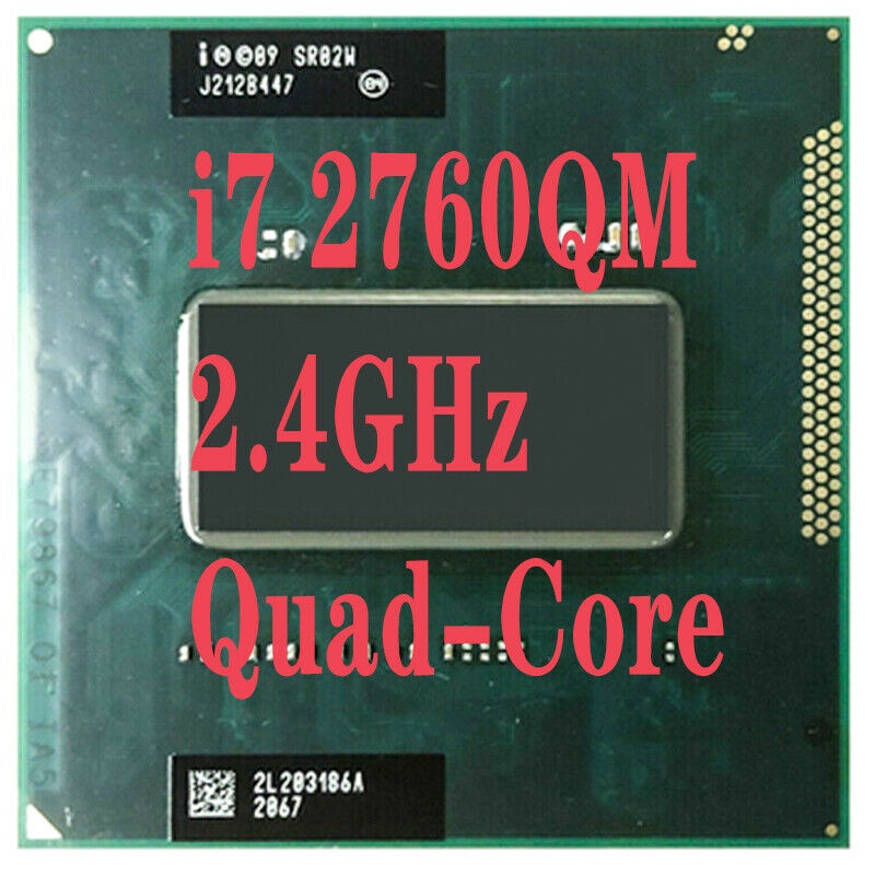 CPU Laptop CPU I7 2670QM 2.4GHz Đến 3.5GHz - Bóc máy BH 3TH