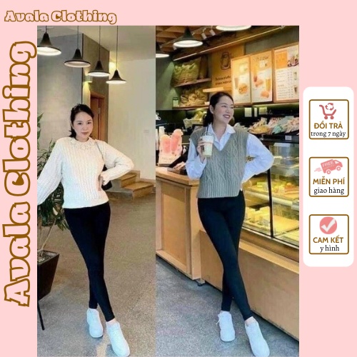 Quần Legging Dài Nữ cạp cao chất thun co dãn nâng mông siêu hot hàng Loại 1