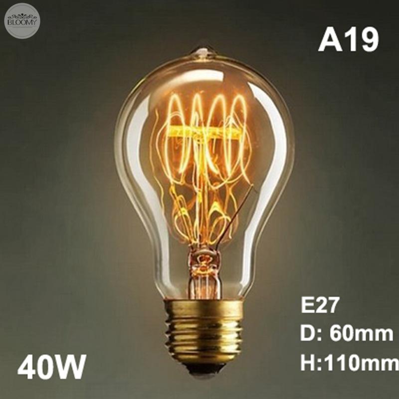 Bóng Đèn Dây Tóc Edison 40w Phong Cách Cổ Điển