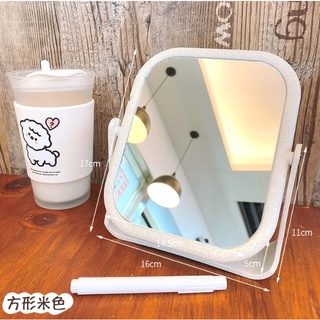 Gương lúa mạch trang điểm- Gương để bàn decor