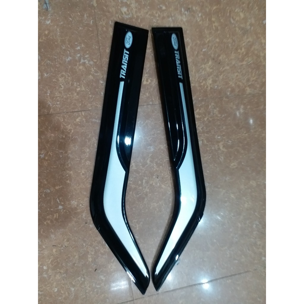 BỘ VÈ CHE MƯA  HAI MÀU  CAO CẤP XE FORD TRANSIT 2014-2021