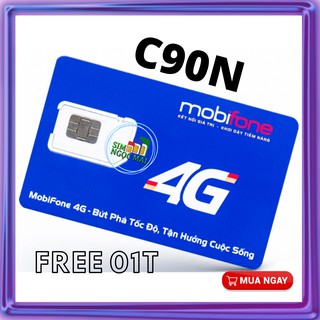 Sim 4G Mobifone C90N - CV119 - MIỄN PHÍ 2 THÁNG - 120GB DATA TỐC ĐỘ CAO - 4GB/NGÀY - SIM NGỌC MAI