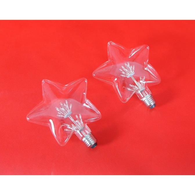 Bóng đèn led trang trí pháo hoa hình ngôi sao, đèn trang trí độc đáo