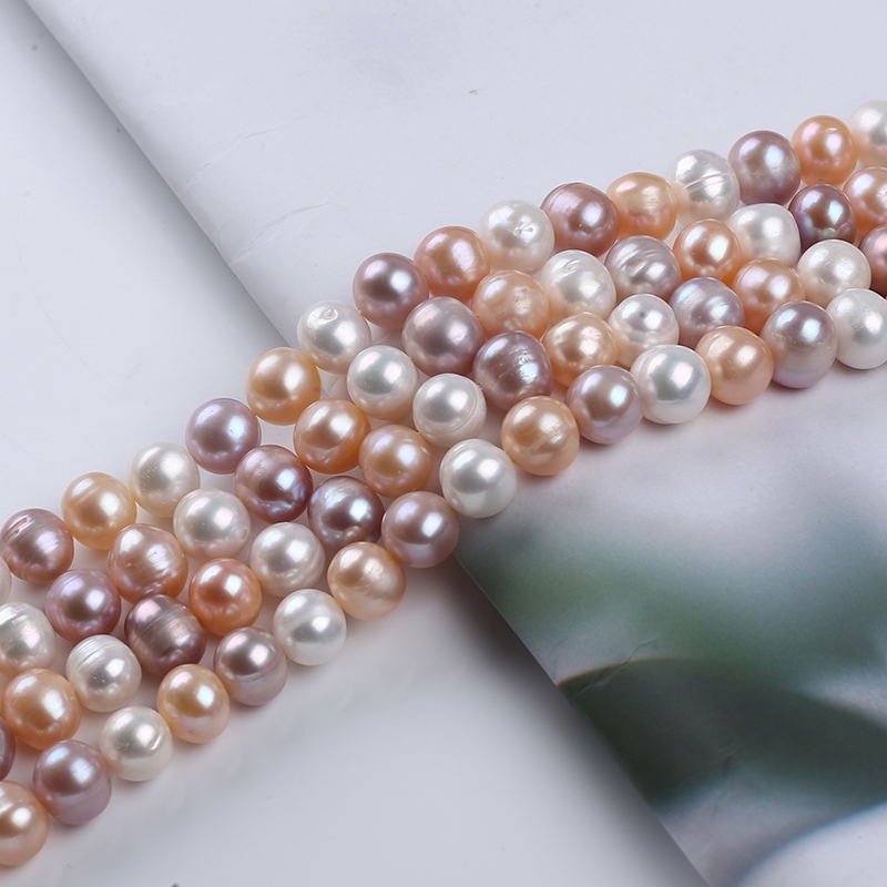 Hạt Ngọc Trai Màu Sắc Tự Nhiên 9-10mm Dùng Làm Trang Sức