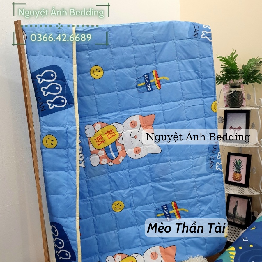 🐼 Chăn đắp hè trẻ em mẫu mới 1m x 1,5m | mền muji siêu hót ngộ nghĩnh cho bé yêu cotton poly mẫu Gấu trúc