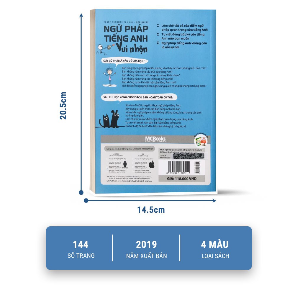 Sách - Ngữ pháp tiếng Anh vui nhộn - Funny Grammar For You - Beginners